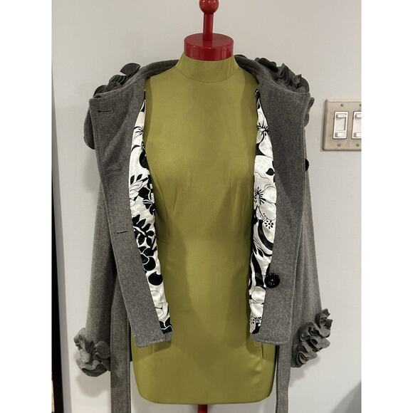 Saint Gil Paris Wool Blend Blazer Size S Gray - Picture 4 of 16